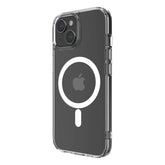 QDOS iPhone 15, 15 Pro Clear Case with MagSafe Charging Hybrid Force with Snap - FIXgenie